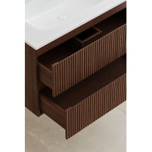 Panama 800mm Wall Hung Single Vanity with Integrated Basin